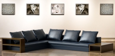 Ecksofa-Leder Ecksofa-Leder